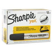 Sharpie King Size Permanent Marker, Broad Chisel Tip, Black, PK12, 12PK 15001